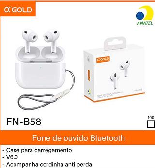 Fone de ouvido bluetooth