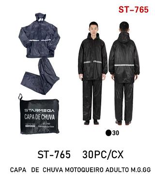 capa de chuva motoqueiro adulto m g gg