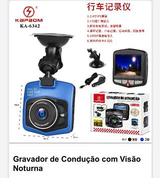 camera Gravador de condução com visão noturna
