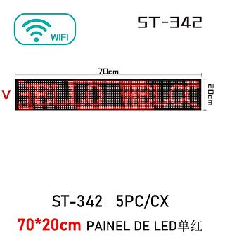 painel de led (vermelho)