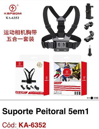 suporte celular para peitoral 5 em 1