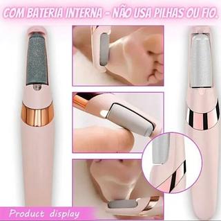 lixador para pes eletrico e removedor de calos portatil