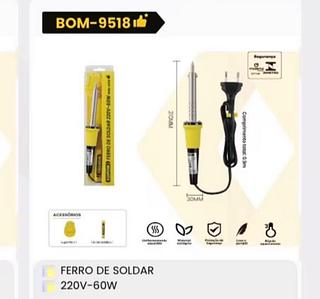 Ferro de solda 220v 60w
