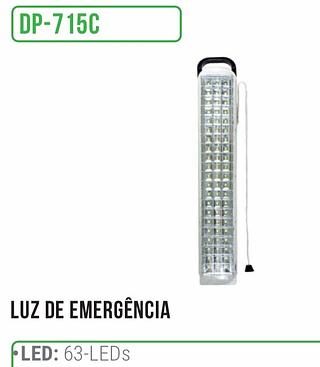 luz emergencia 63 led