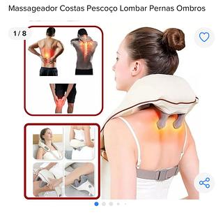 massageador de ombro e pescoco