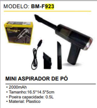 Mini aspirador de pó / Recarregavel Portatil