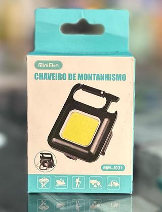 chaveiro de montanhismo lanterna