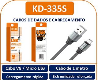 cabo de dados e carregamento kaidi v8