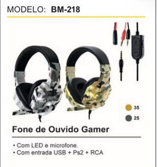 fone game Headset gamer Bmax