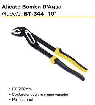 alicate bomba de agua 10``